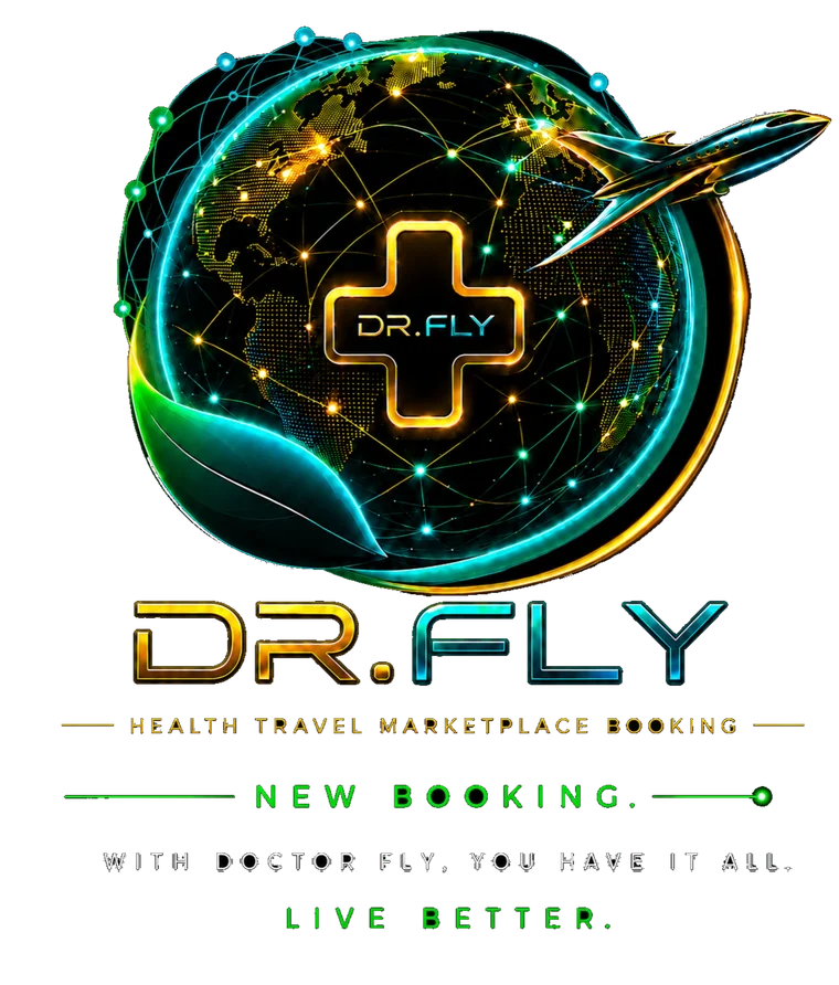 Dr.fly — Health Travel, Marketplace, Booking. New Booking. With Doctor Fly, you have it all. Live better.